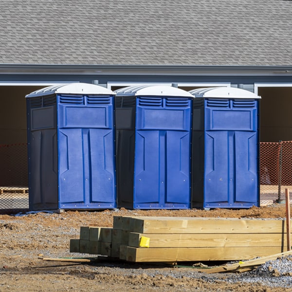 can i customize the exterior of the porta potties with my event logo or branding in Lee OH